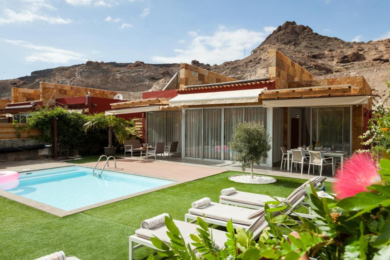 Elle Ocean Villa Gran Canaria Heated Pool Wifi 阿马多雷斯 外观 照片