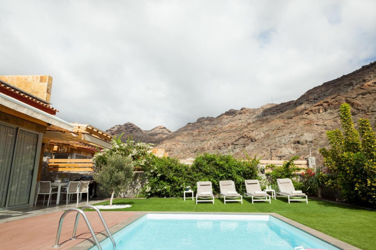 Elle Ocean Villa Gran Canaria Heated Pool Wifi 阿马多雷斯 外观 照片